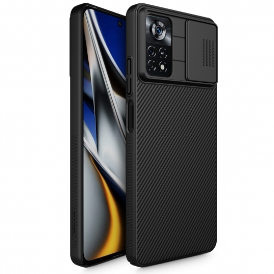 Nillkin CamShield PC Case for Xiaomi Poco X4 Pro 5G black