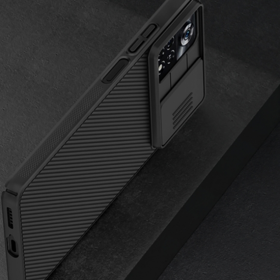 Nillkin CamShield PC Case for Xiaomi Poco X4 Pro 5G black