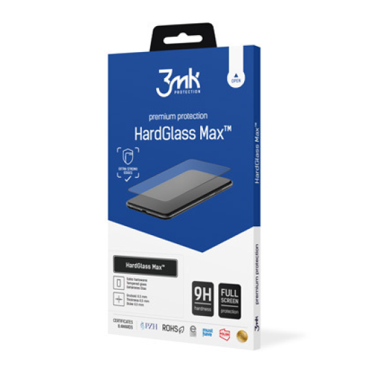 TEMPERED GLASS 3MK HARDGLASS MAX FULLSCREEN FOR IPHONE 14 PRO MAX BLACK
