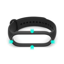 Wristband for Xiaomi Mi Band 5/6 Μαύρο