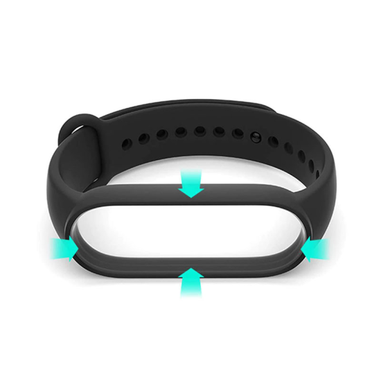 Wristband for Xiaomi Mi Band 5/6 Μαύρο