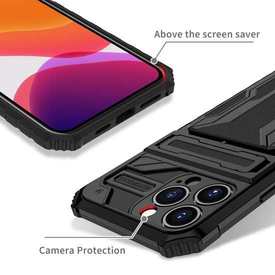 TEL PROTECT COMBO CASE FOR IPHONE 13 BLACK TEL PROTECT COMBO CASE FOR IPHONE 13 BLACK