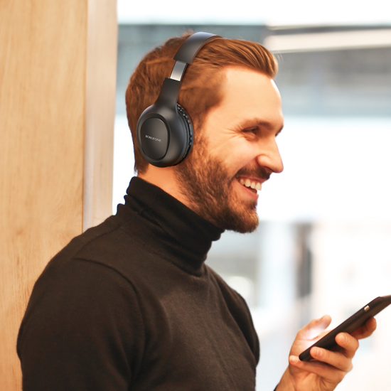 Borofone BO19 Musique bluetooth headphones Μαύρο