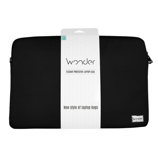 WONDER SLEEVE LAPTOP 15-16 INCHES BLACK WONDER SLEEVE LAPTOP 15-16 INCHES BLACK