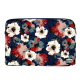 WONDER SLEEVE LAPTOP 13-14 INCHES BLUE AND CAMELLIAS WONDER SLEEVE LAPTOP 13-14 INCHES BLUE AND CAMELLIAS