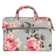 WONDER BRIEFCASE LAPTOP 17 INCHES GREY AND ROSES