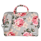 WONDER BRIEFCASE LAPTOP 17 INCHES GREY AND ROSES