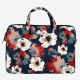 Wonder Briefcase Laptop 17 inches blue and camellias Wonder Briefcase Laptop 17 inches blue and camellias