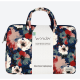 Wonder Briefcase Laptop 17 inches blue and camellias Wonder Briefcase Laptop 17 inches blue and camellias