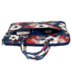 Wonder Briefcase Laptop 17 inches blue and camellias Wonder Briefcase Laptop 17 inches blue and camellias