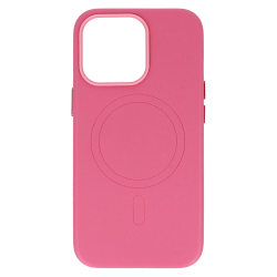 MagSafe Leather Case Iphone 14 Pro Pink