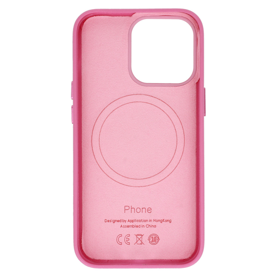 MagSafe Leather Case Iphone 14 Pro Pink