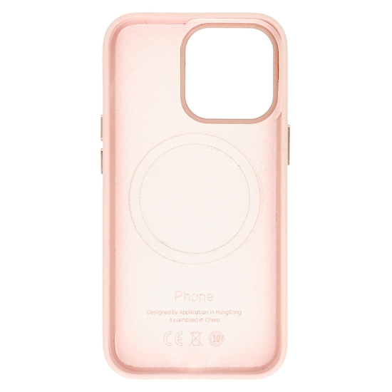 MagSafe Leather Case Iphone 14 Light Pink
