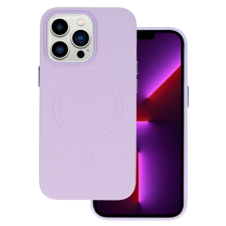 MagSafe Leather Case Iphone 14 Pro Max Violet