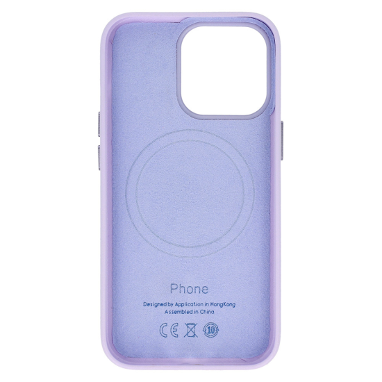 MagSafe Leather Case Iphone 14 Pro Violet