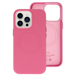 MagSafe Leather Case Iphone 14 Pink