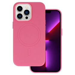 MagSafe Leather Case Iphone 14 Pink MagSafe Leather Case Iphone 14 Pink