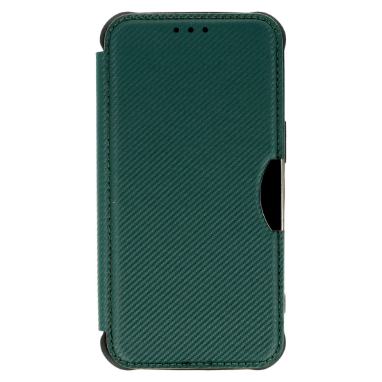 Razor Carbon Book Case for Samsung Galaxy A34 5G dark green