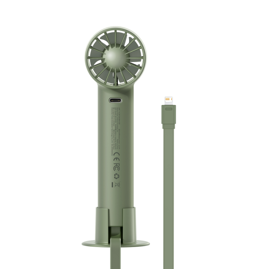 Baseus Fan Flyer Turbine power bank 4000mAh with Lightning cable (ACFX010006) green Baseus Fan Flyer Turbine power bank 4000mAh with Lightning cable (ACFX010006) green