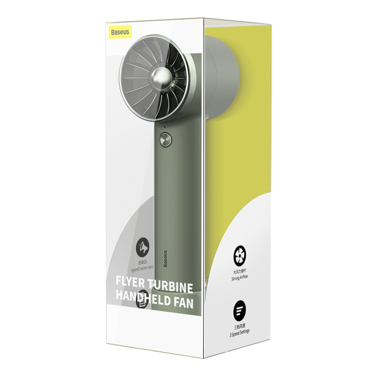 Baseus Fan Flyer Turbine power bank 4000mAh with Lightning cable (ACFX010006) green Baseus Fan Flyer Turbine power bank 4000mAh with Lightning cable (ACFX010006) green