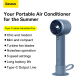 Baseus Fan Flyer Turbine power bank 4000mAh with Type C cable (ACFX010103) blue