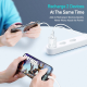 WALL CHARGER DUX DUCIS C80 SUPER SI - USB + TYPE C - PD 30W QC 3.0 18W 3A WHITE