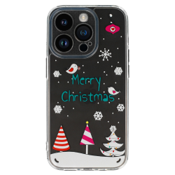 TEL PROTECT CHRISTMAS CASE FOR IPHONE 12 DESIGN 4 CLEAR