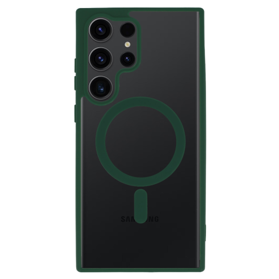 Acrylic Color Magsafe Case for Samsung Galaxy S24 Ultra green Acrylic Color Magsafe Case for Samsung Galaxy S24 Ultra green