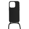 STRAP SILICONE CASE FOR IPHONE 11 DESIGN 1 BLACK