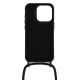 STRAP SILICONE CASE FOR IPHONE 11 DESIGN 1 BLACK