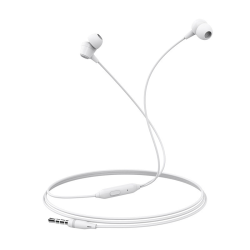 BOROFONE EARPHONES BM20 DASMELODY WITH MICROPHONE WHITE