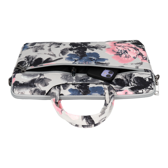 Wonder Briefcase Laptop 17 inches peonies