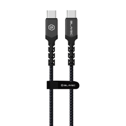 Blavec Cable Raptor braided - Type C to Type C - PD 60W 3A 1 metre black-grey