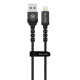 Blavec Cable Raptor braided - USB to Lightning - 1,5A 2 metres (CRA-UL15BG20) black-grey