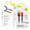Blavec Cable Raptor braided - USB to Type C - PD 66W 6A 2 metres (CRA-UC6BR20) black-red