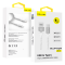 Blavec Cable Raptor braided - USB to Type C - PD 66W 6A 2 metres (CRA-UC6WS20) white-silver