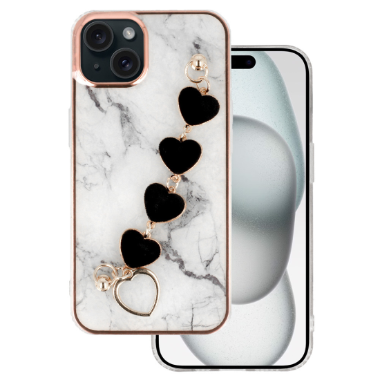 Trend Case for Iphone 15 Plus design 6 white Trend Case for Iphone 15 Plus design 6 white