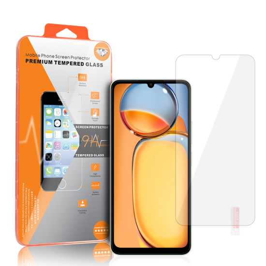 TEMPERED GLASS ORANGE FOR XIAOMI REDMI 13C