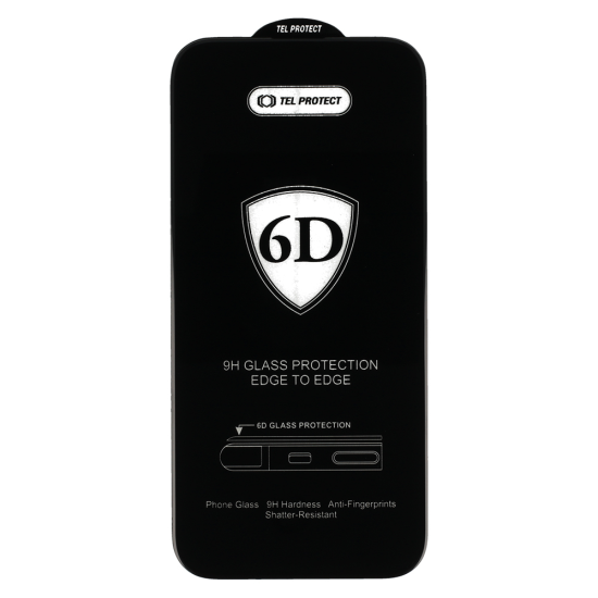 FULL GLUE 6D TEMPERED GLASS FOR XIAOMI REDMI NOTE 13/NOTE 13 PRO BLACK