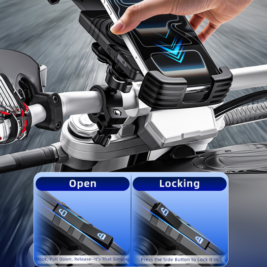 Blavec Uchwyt Rowerowy BV-04 Velo to handlebar with active shock absorbtion (BV04-SAHB) black