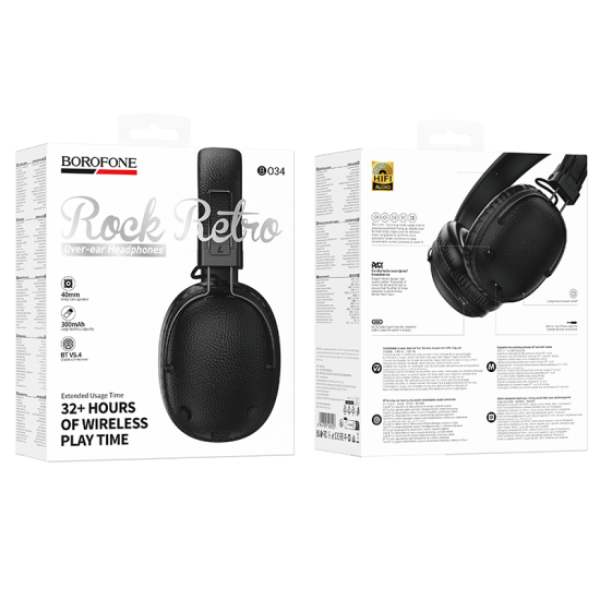 Borofone Headphones BO34 Suenos bluetooth black