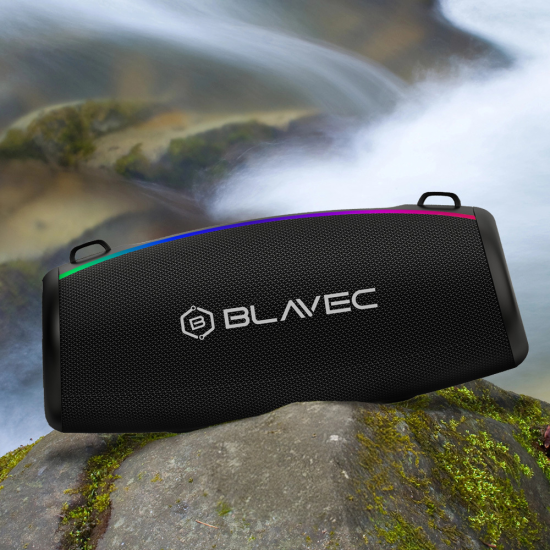 Blavec Portable Bluetooth Speaker TWS WS-02 Bassbox - 120W (WS02-B) black