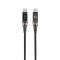 Blavec LED / Braided USB 2.0 Cable USB-C male - USB-C 240W 1.2m