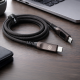 Blavec LED / Braided USB 2.0 Cable USB-C male - USB-C 240W 1.2m