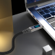 Blavec LED / Braided USB 2.0 Cable USB-C male - USB-C 240W 1.2m