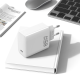 Blavec Wall charger Type C - PD QC 65W 3A with Type C to Type C cable (TCBC8G4-CW653A+CC) white