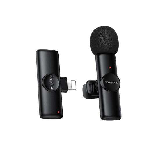 Borofone Lavalier wireless microphone BFK16 Winner Lightning black