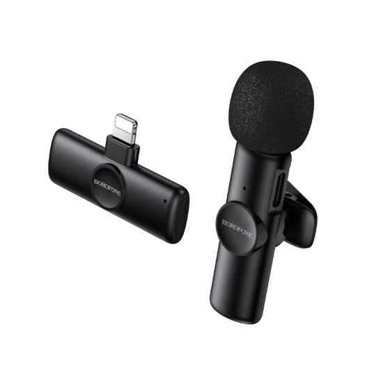 Borofone Lavalier wireless microphone BFK16 Winner Lightning black