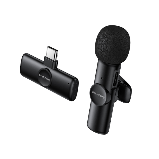 Borofone Lavalier wireless microphone BFK16 Winner Type C black