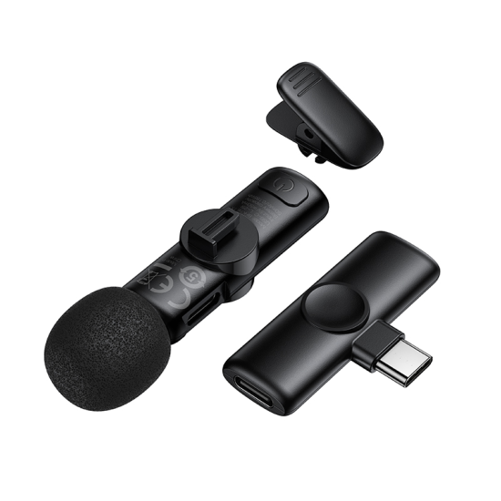 Borofone Lavalier wireless microphone BFK16 Winner Type C black